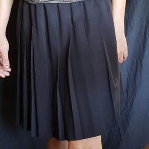 Black Pleated Skirt